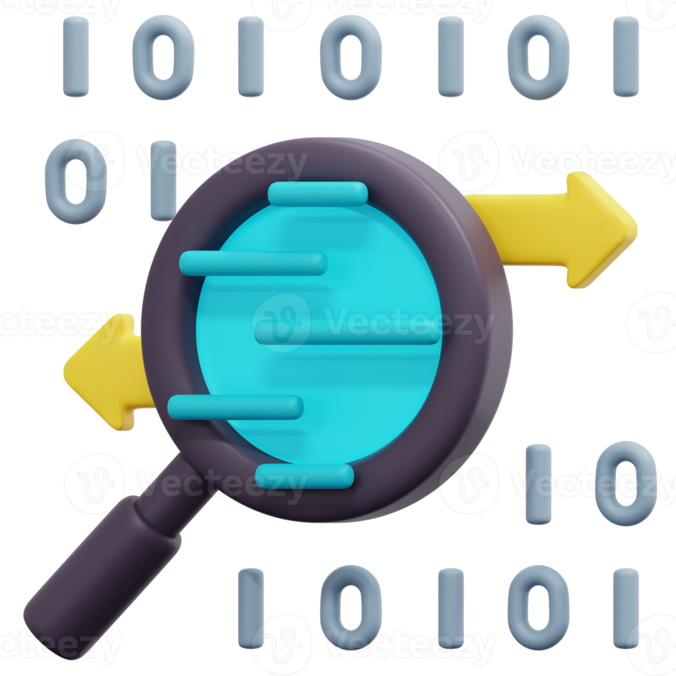 traffic analyse 3d render icon illustration png