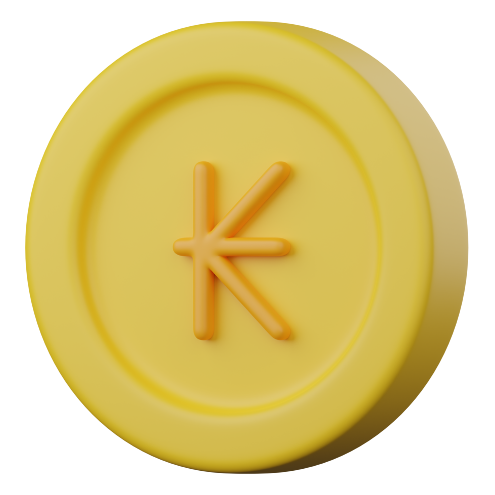 kip coin 3d icon png