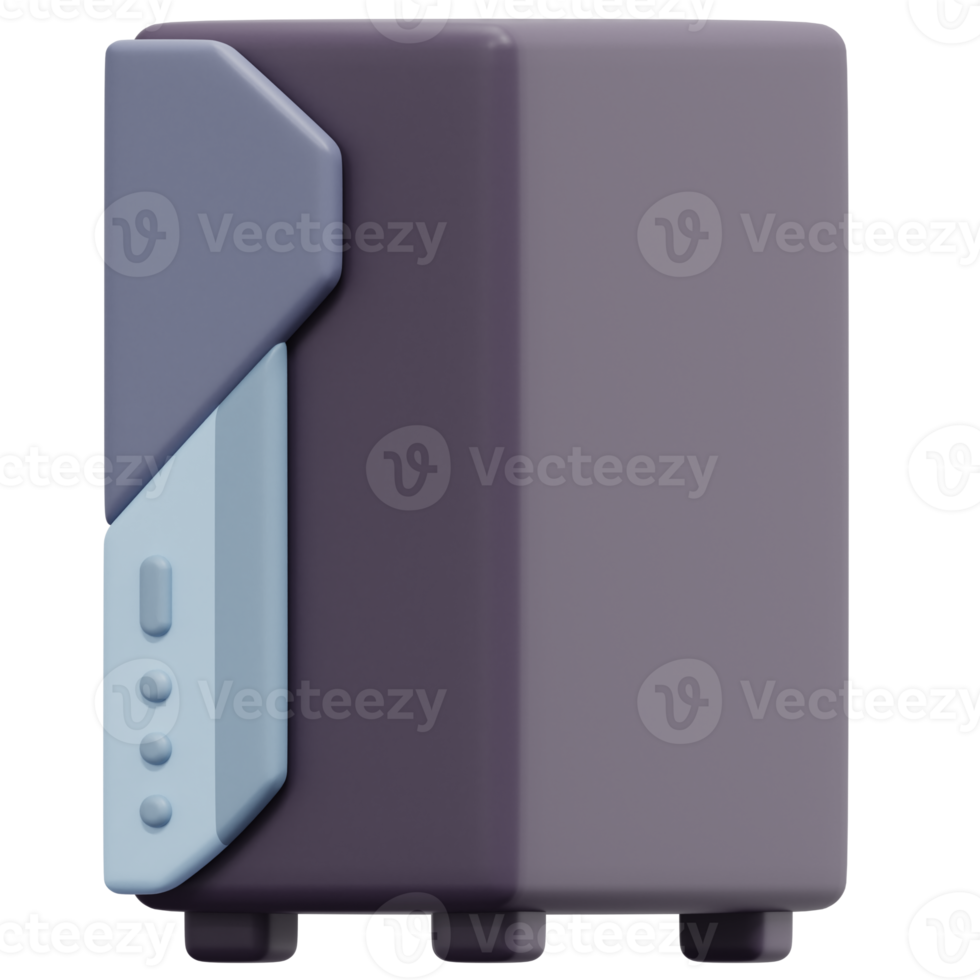 pc 3d render icon illustration png