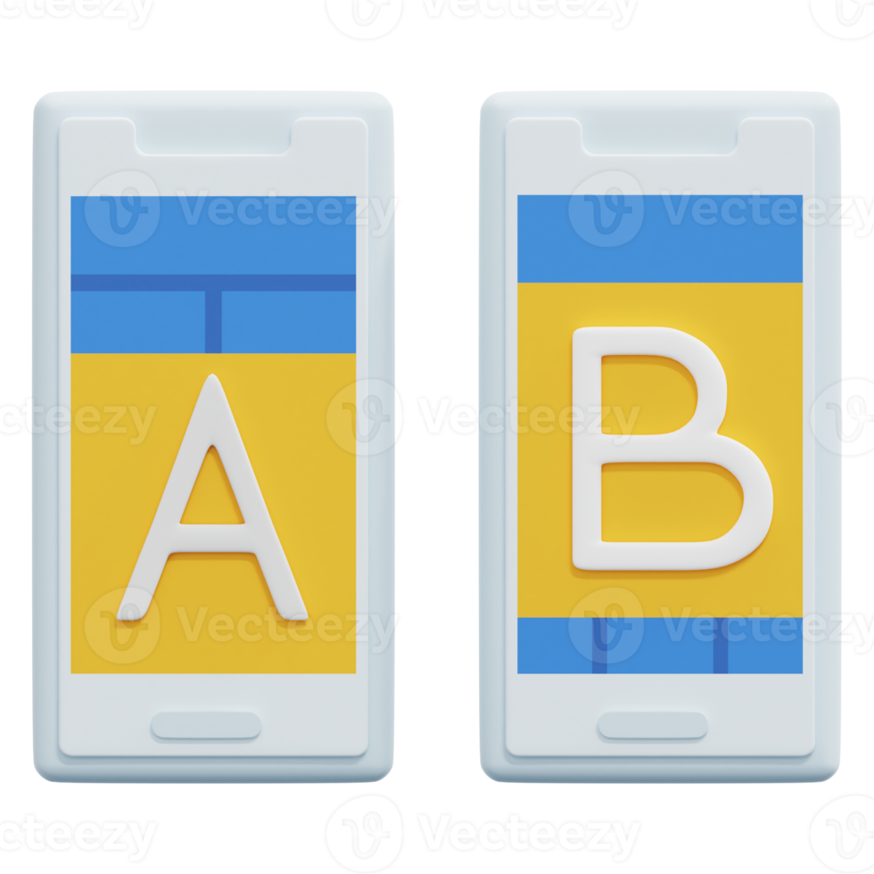 comparison 3d render icon illustration png