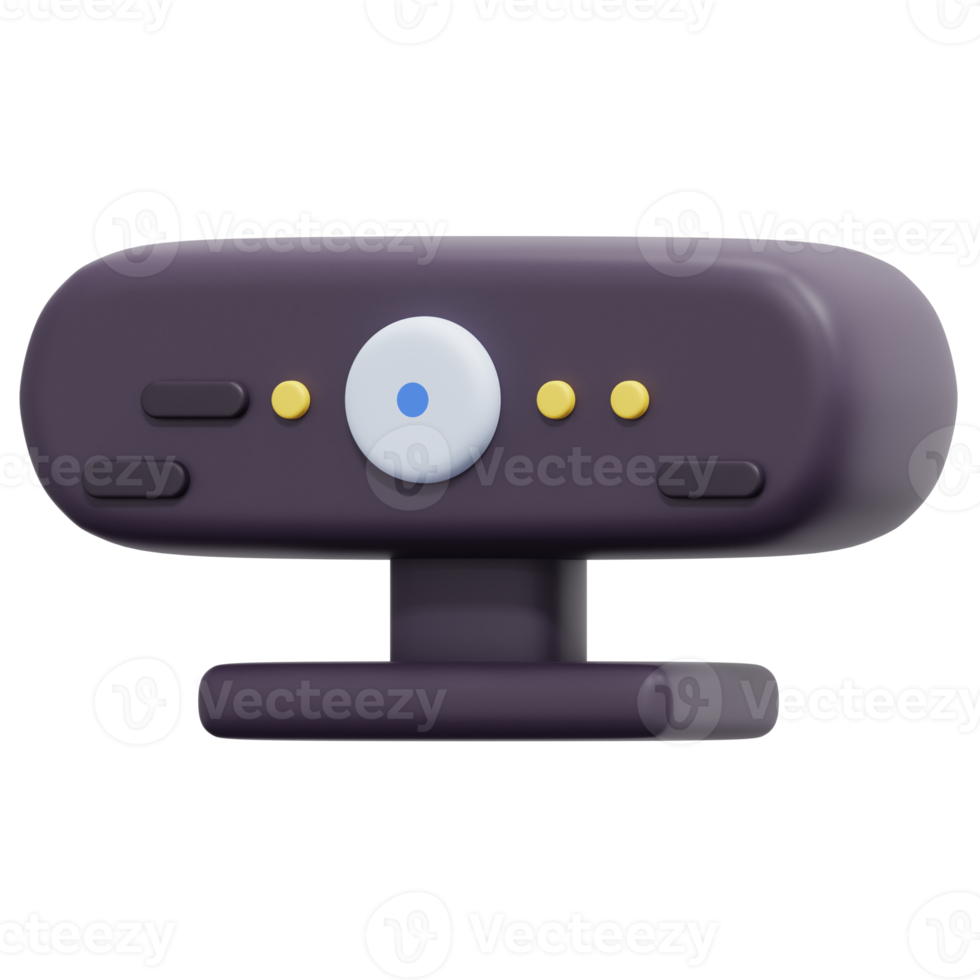 web cam 3d render icon illustration png