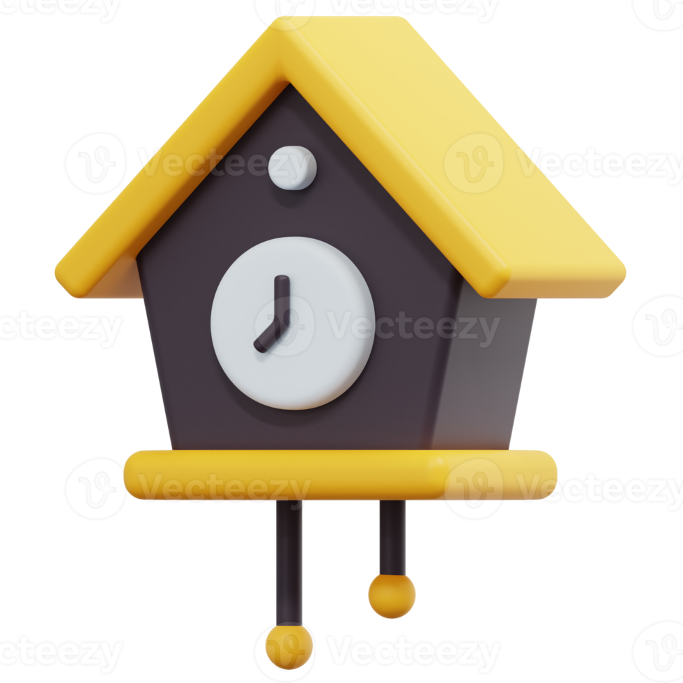 Kuckuck 3D-Render-Icon-Illustration png