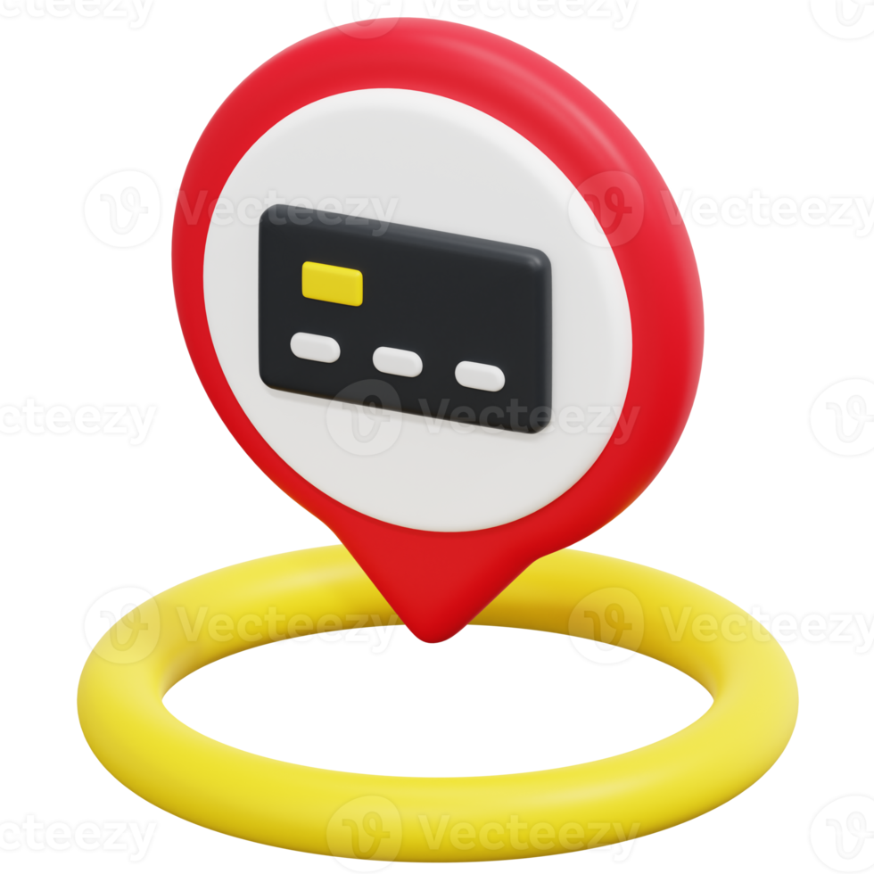 credit card 3d render icon illustration png