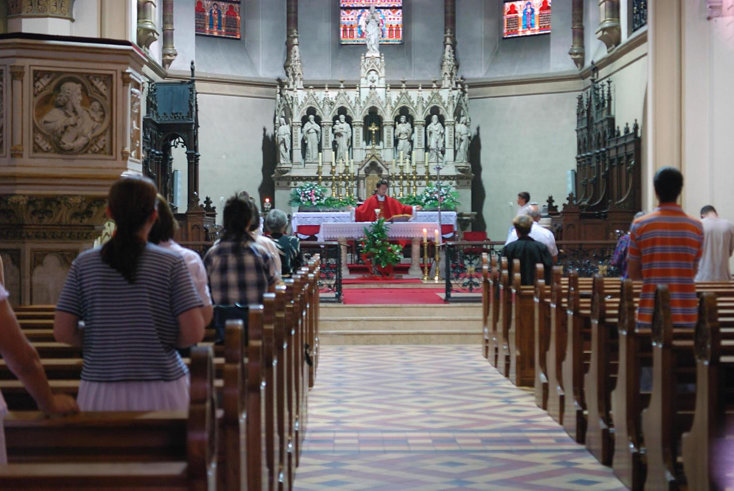 Bosnia, 2022 - Church interior view photo