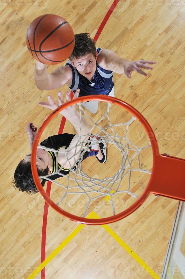 Basketball player view photo