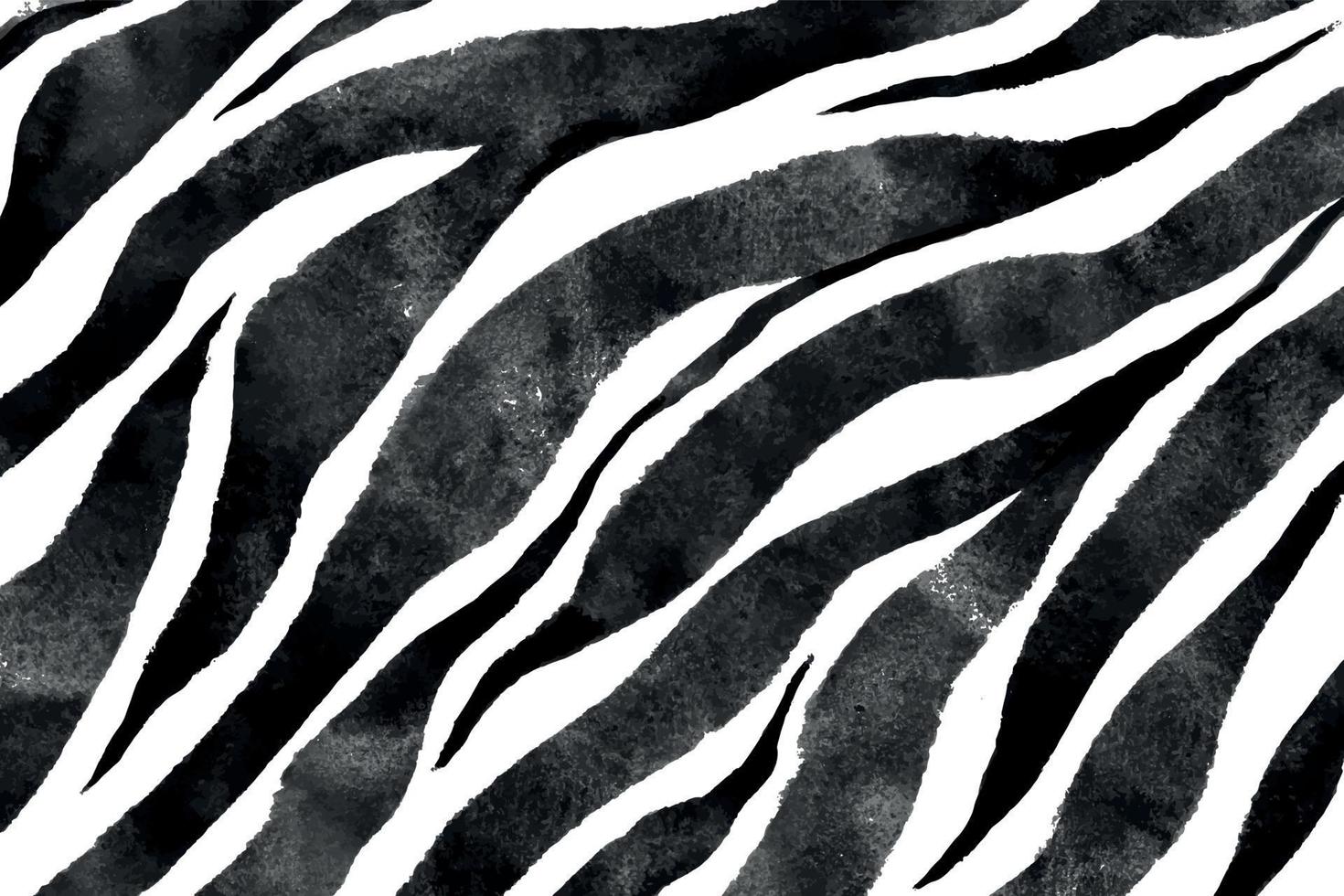 Handrawn Zebra Print Texture vector