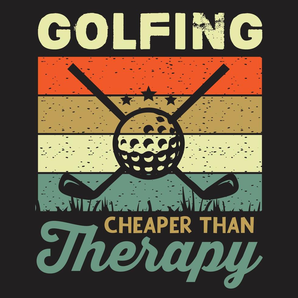 vector de camiseta de golf