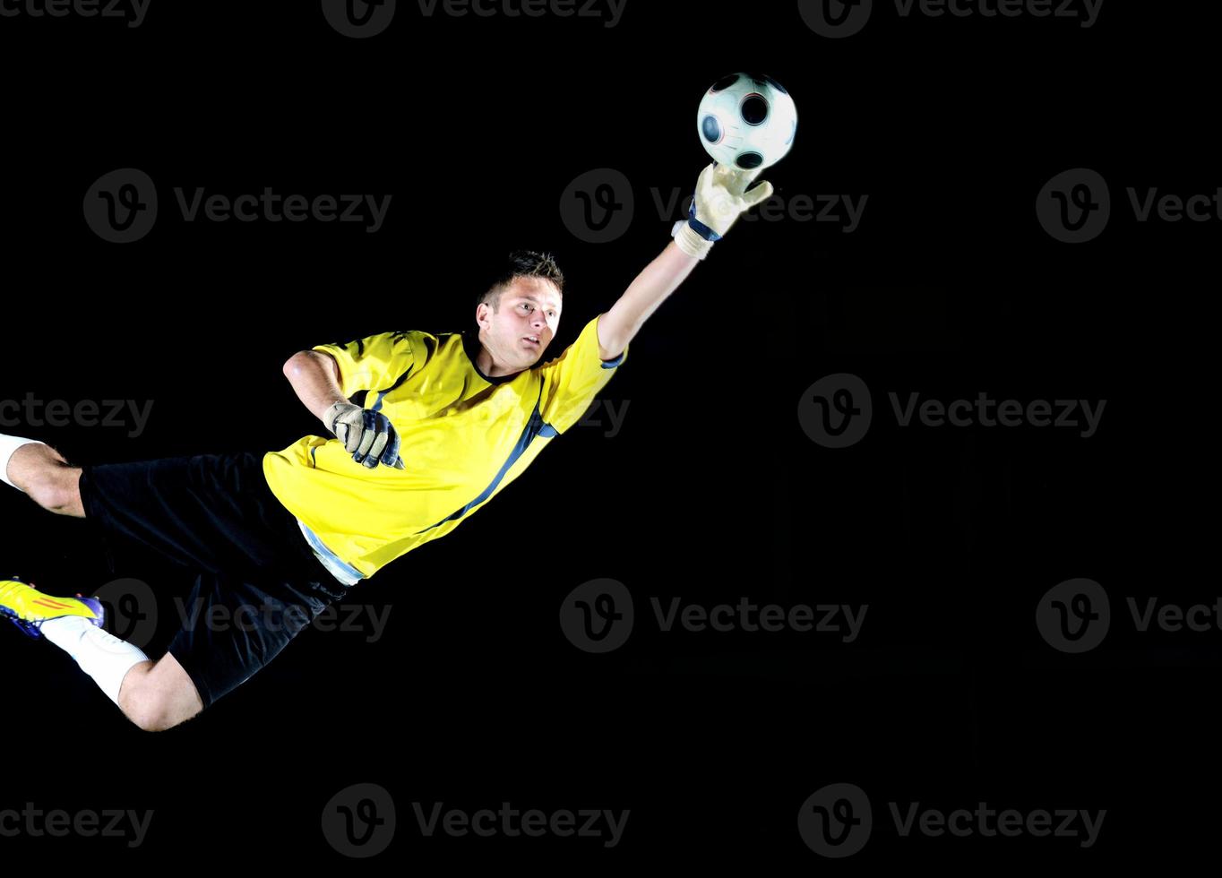 Soccer player view photo