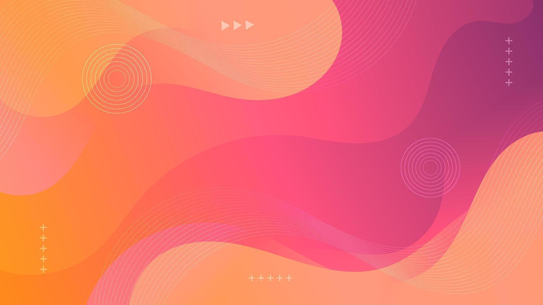 fondo de onda de fluido rosa abstracto vector