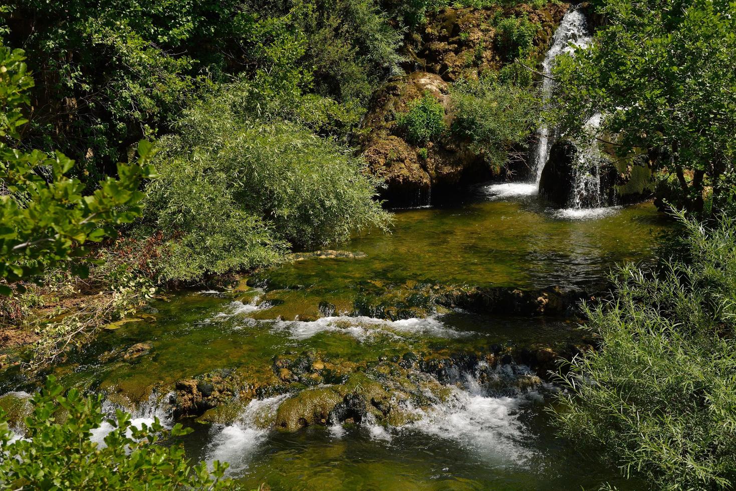 View of a waterfall photo