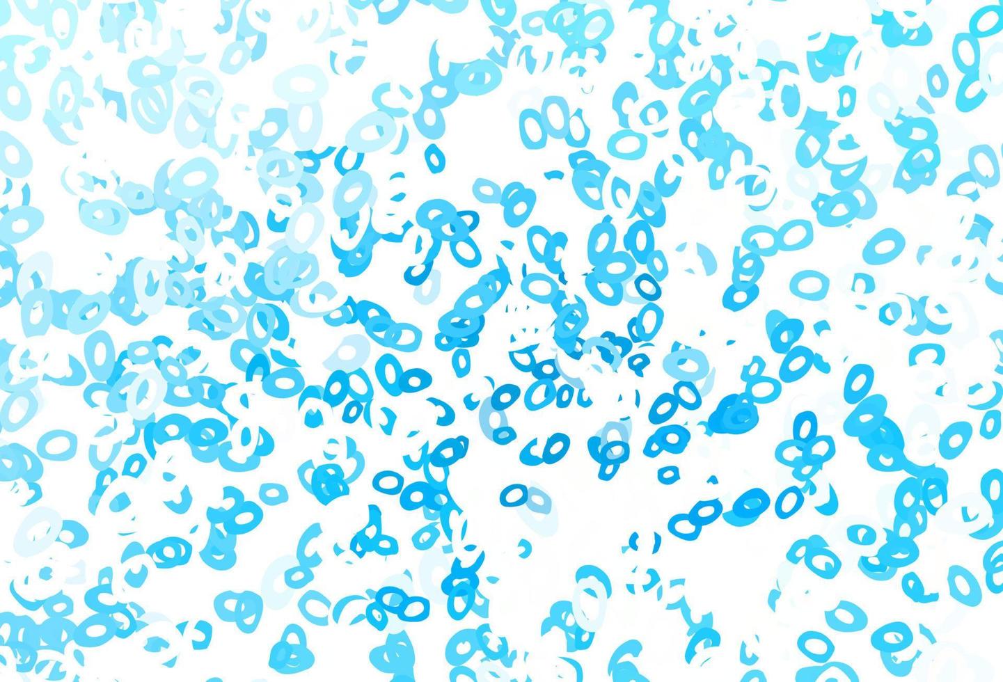 Light BLUE vector template with circles.