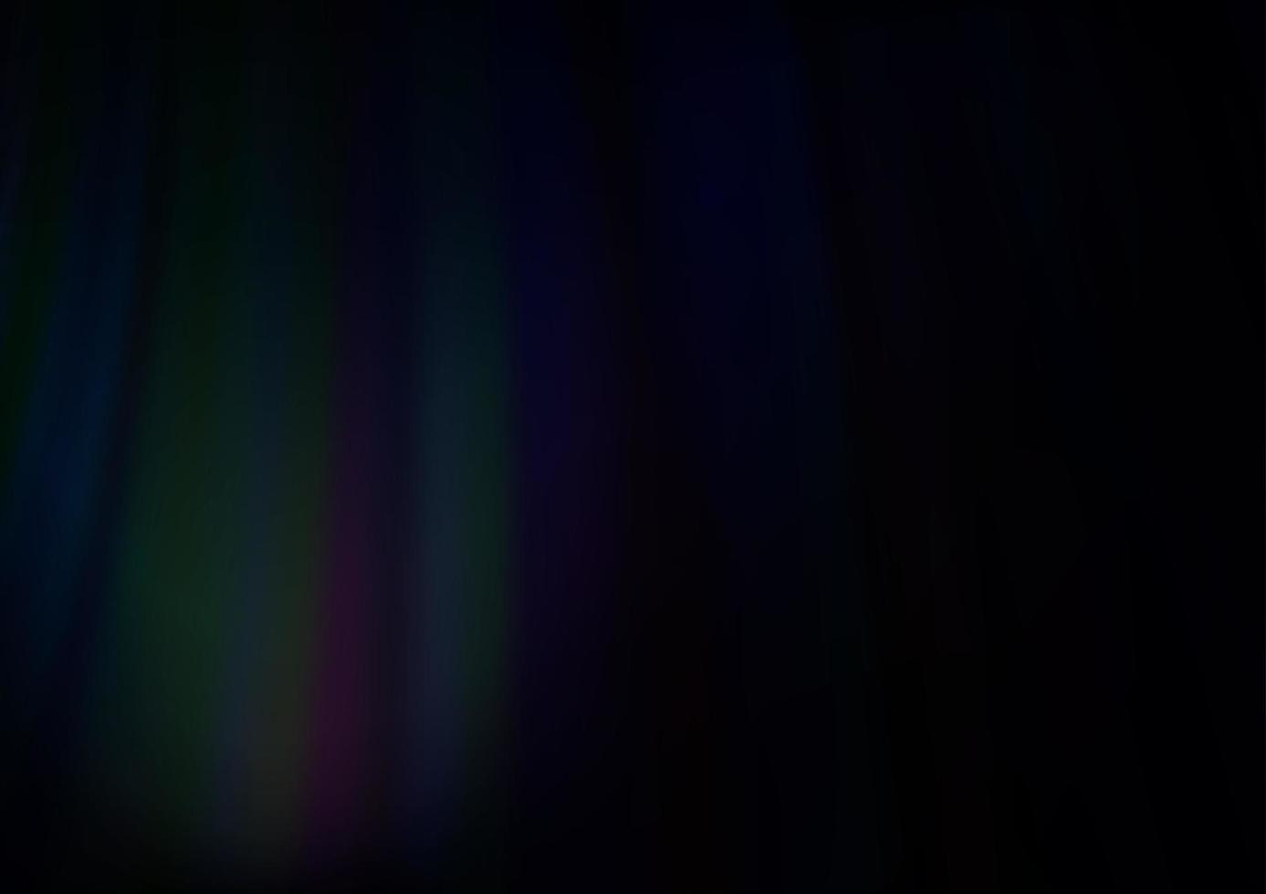Dark Black vector template with bent ribbons.