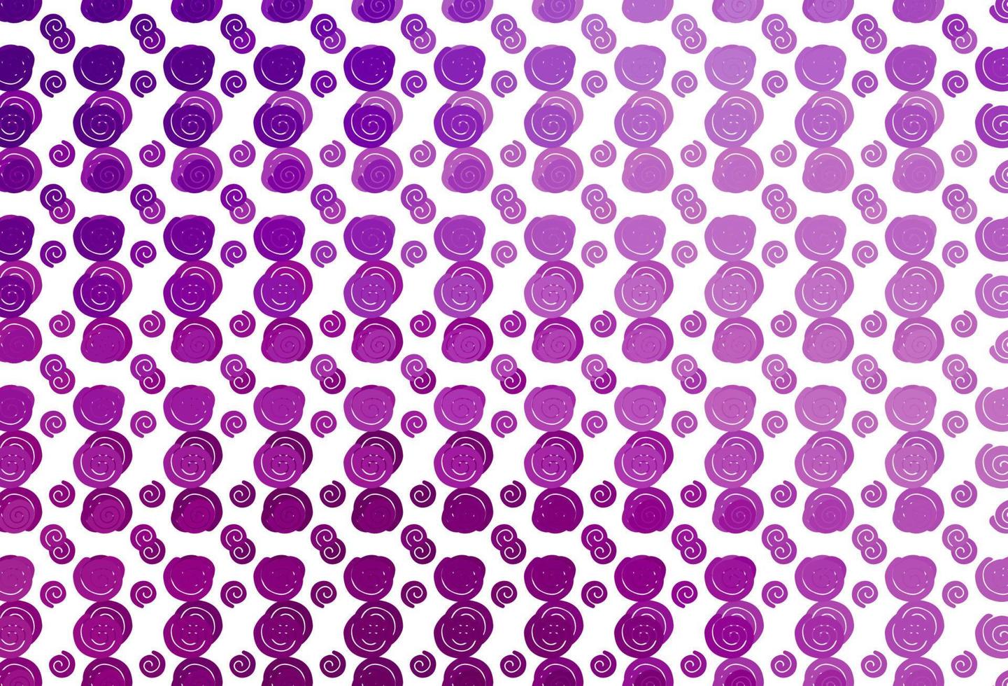 Light Purple vector background with bent lines.