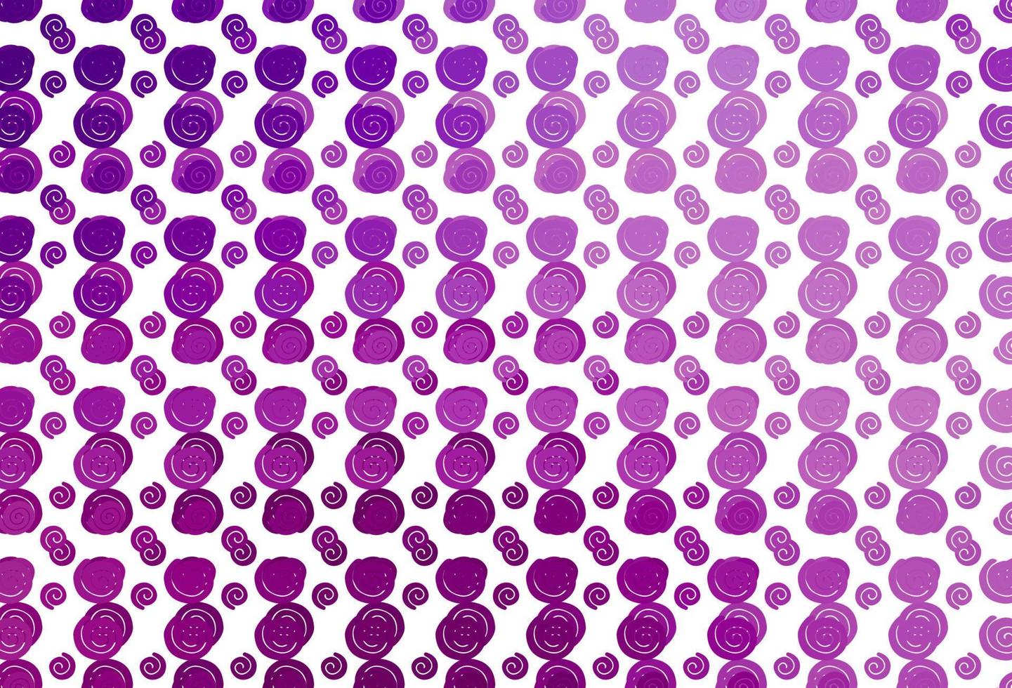 Light Purple vector background with bent lines.