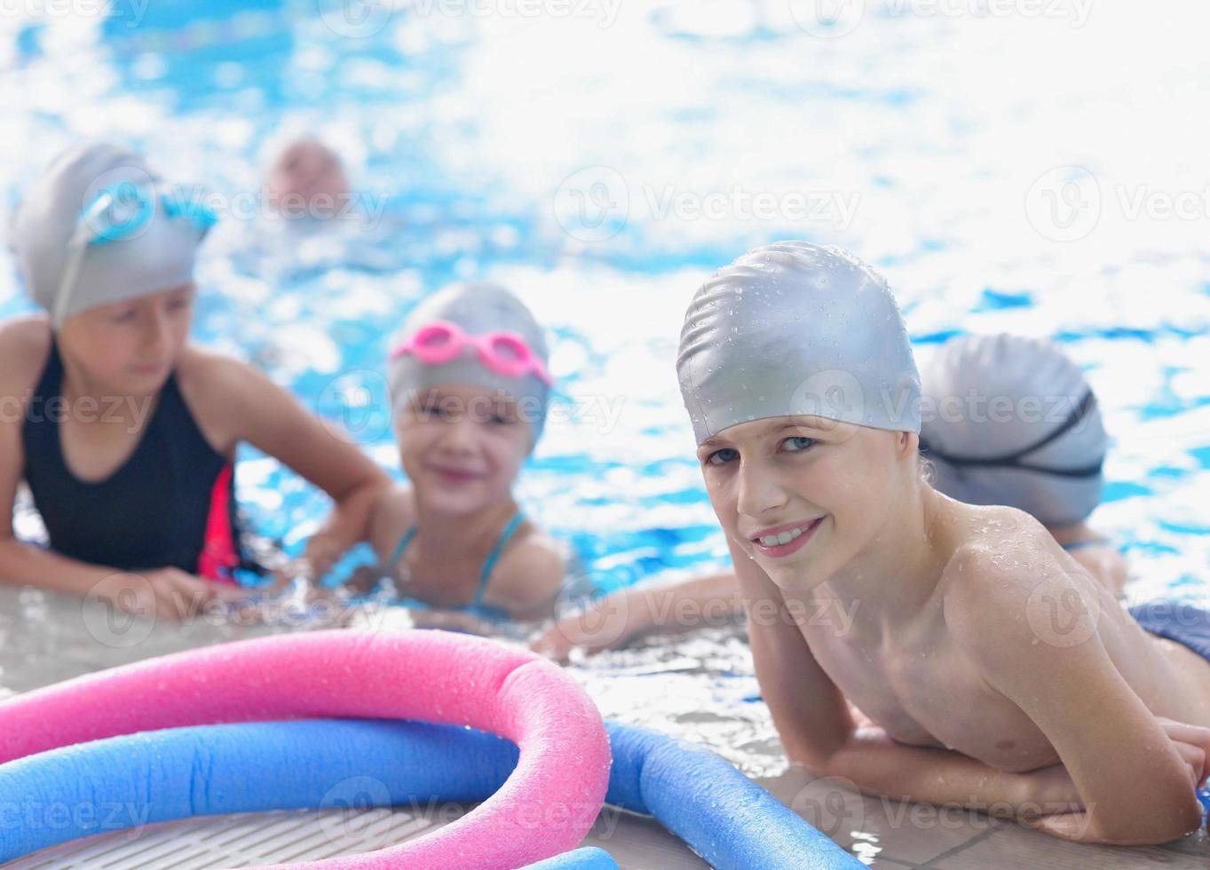 Group of swimmers photo