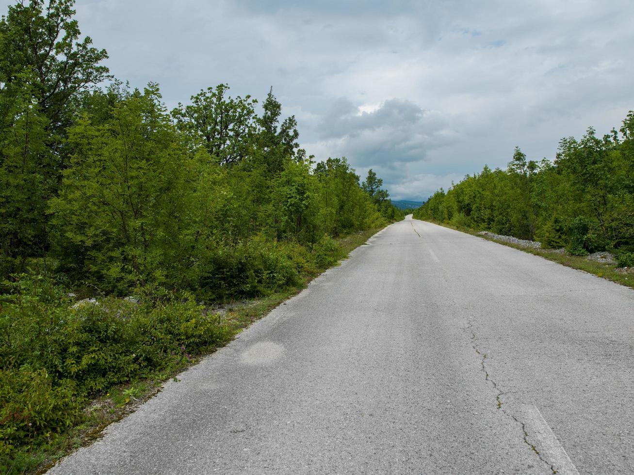 Countryside road view photo