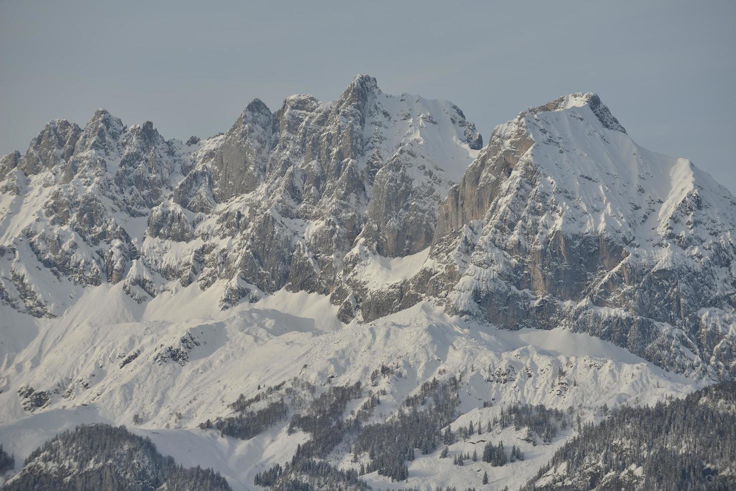 winter mountain landscape photo