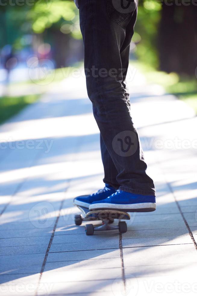 Skate boarder portrait photo