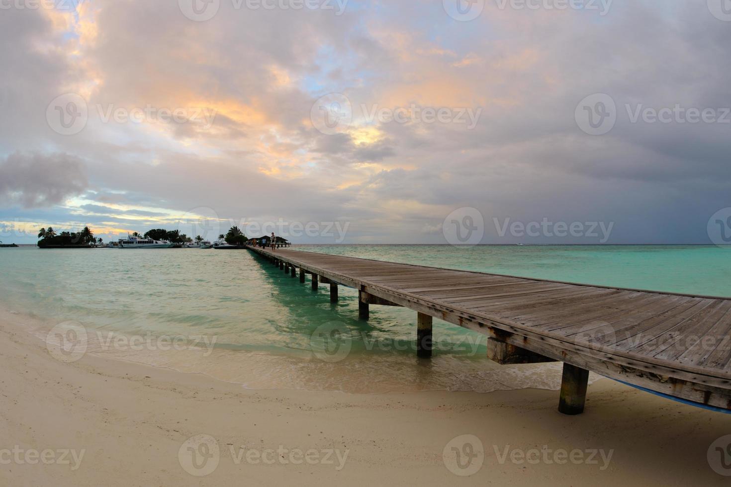 Tropical beach view photo