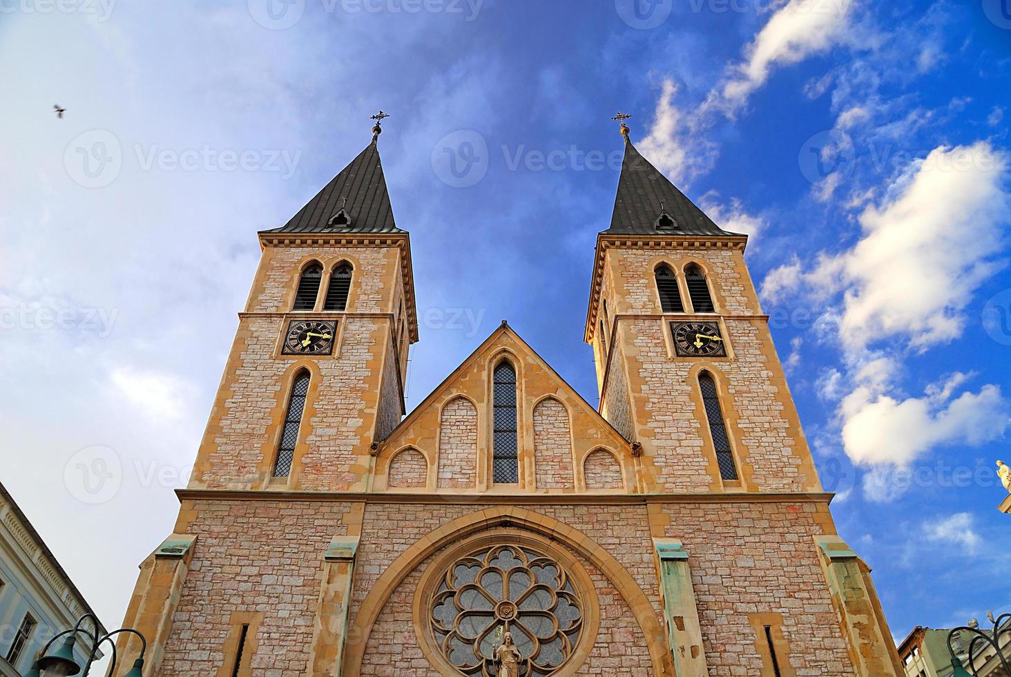 vista de la arquitectura de la iglesia foto