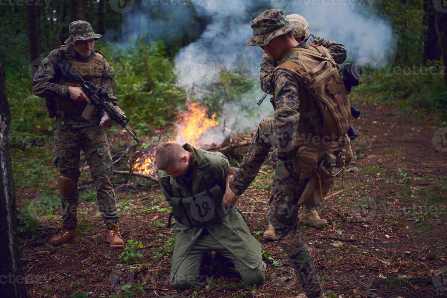 Military soldiers in field photo