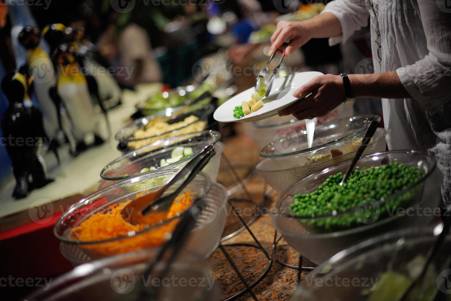 Buffet food view photo