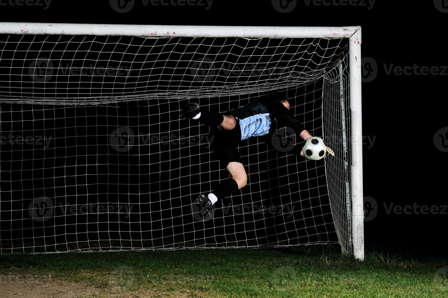 vista de jugador de futbol foto