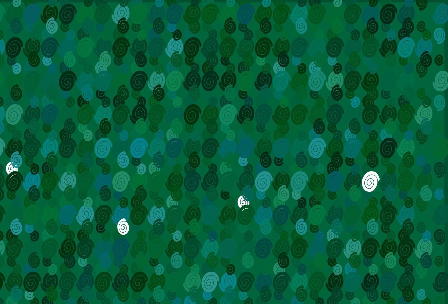 Light Blue, Green vector background with bent lines.