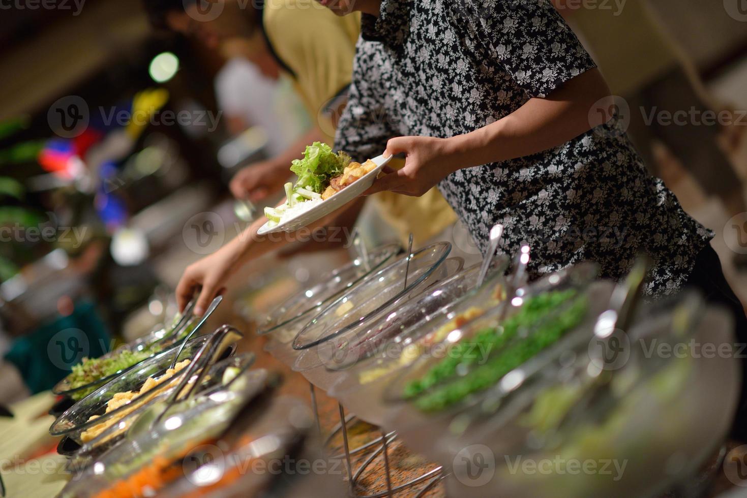 Buffet food view photo