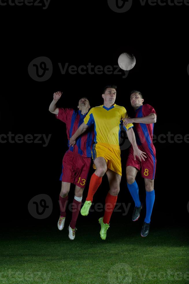 Soccer player view photo