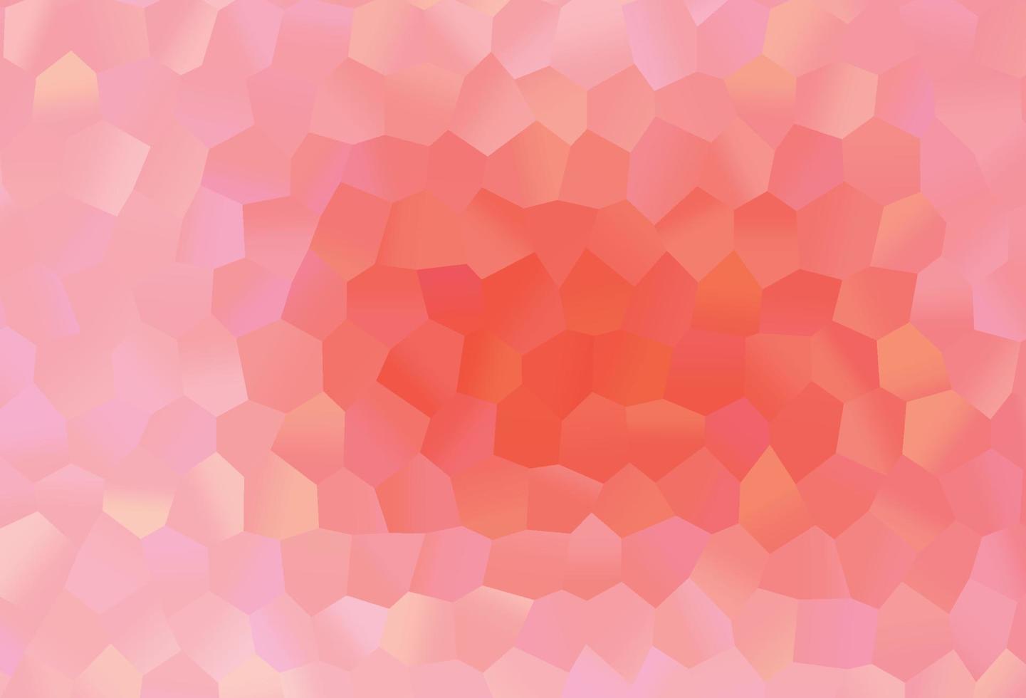 Light Red vector backdrop with hexagons.