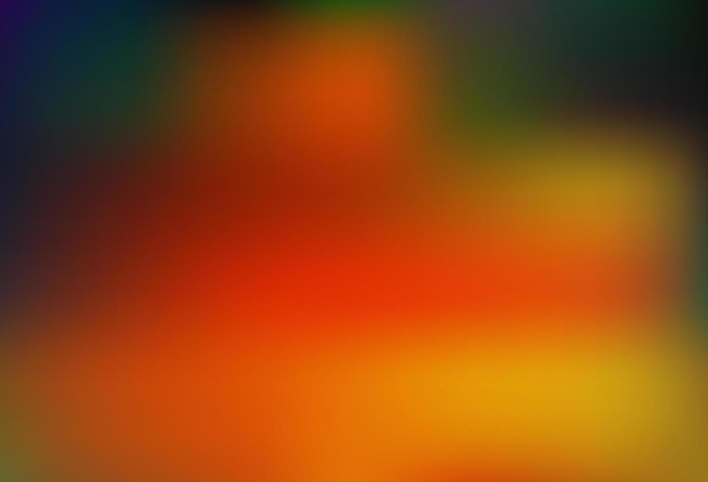 Dark Multicolor, Rainbow vector blurred and colored template.