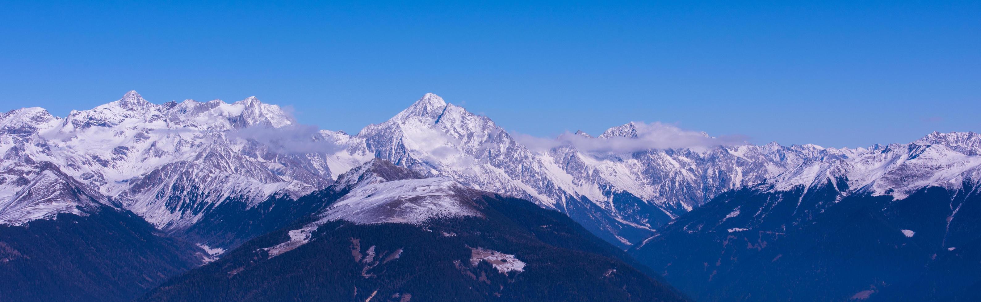 Winter landscape view photo