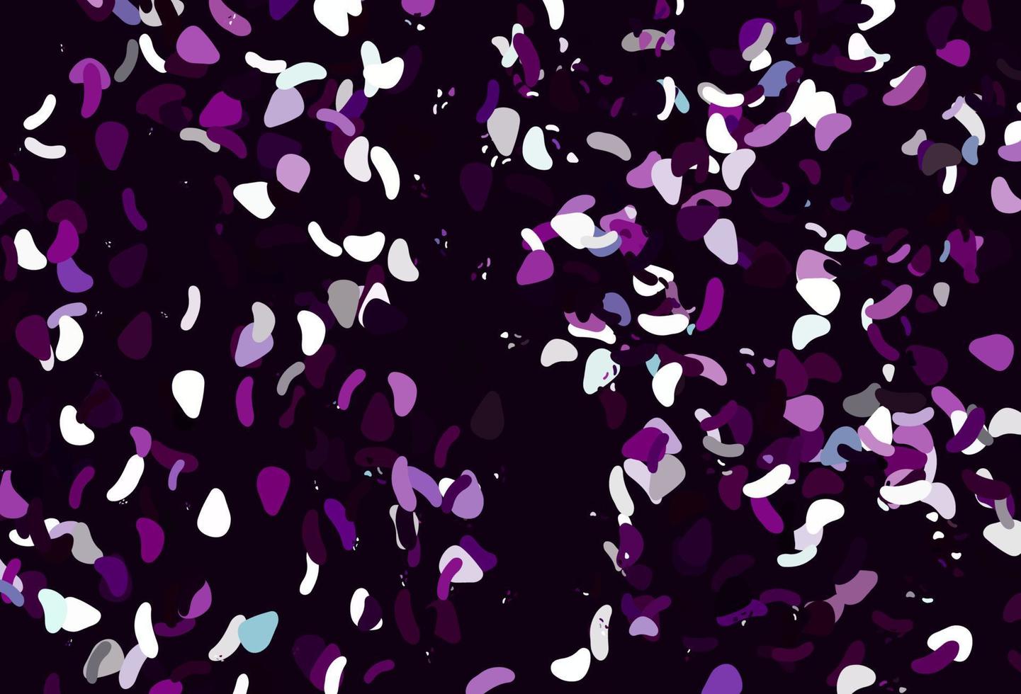 Light purple vector pattern with chaotic shapes.