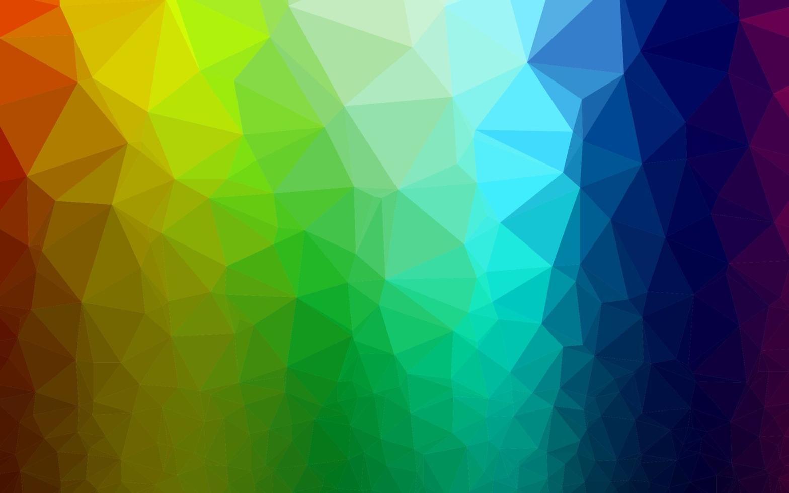 Dark Multicolor, Rainbow vector polygonal pattern.