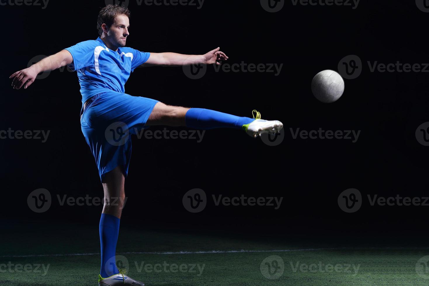 Soccer player view photo