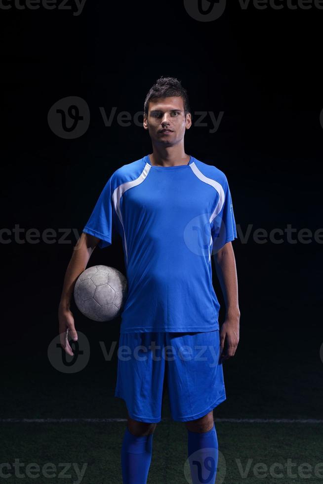Soccer player view photo