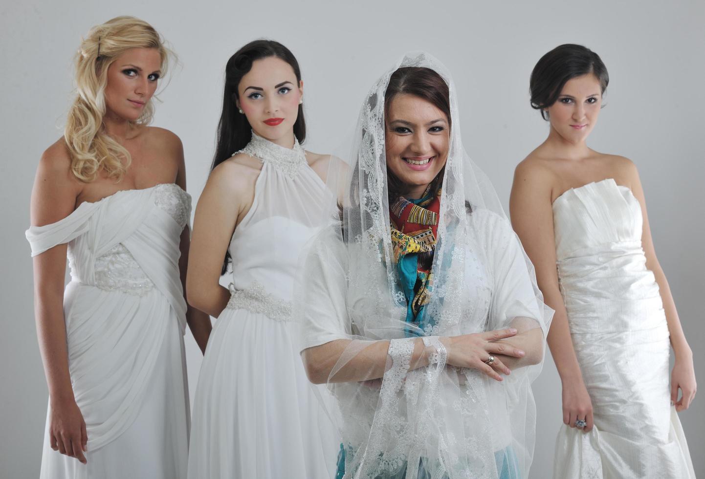 beautiful bride portrait photo