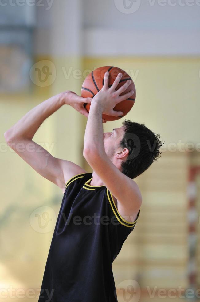 Basketball player view photo