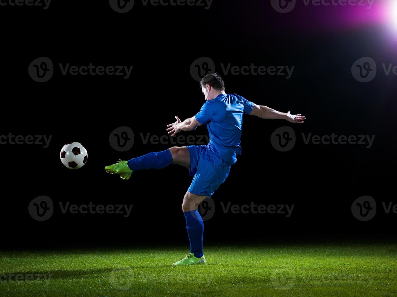 Soccer player view photo