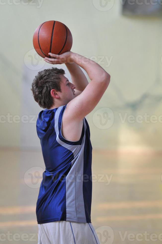 Basketball player view photo