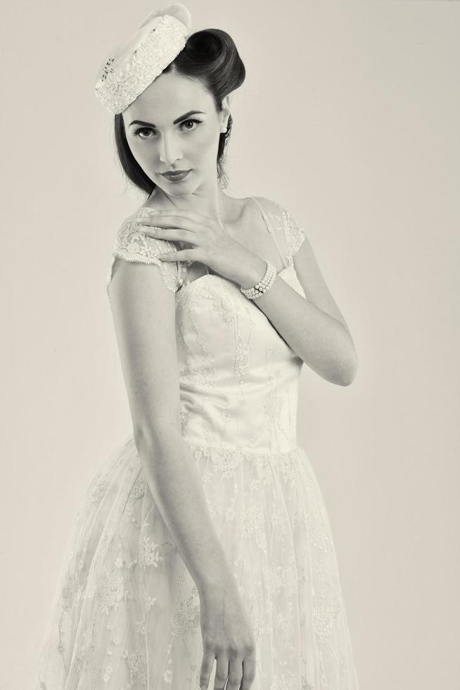 Beautiful bridal portrait photo
