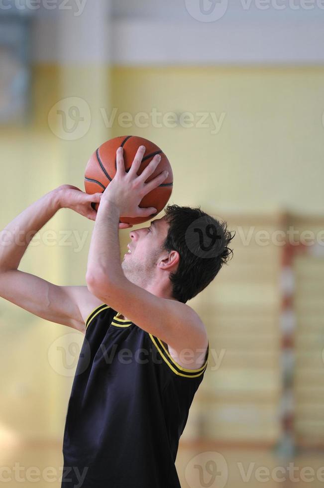 Basketball player view photo