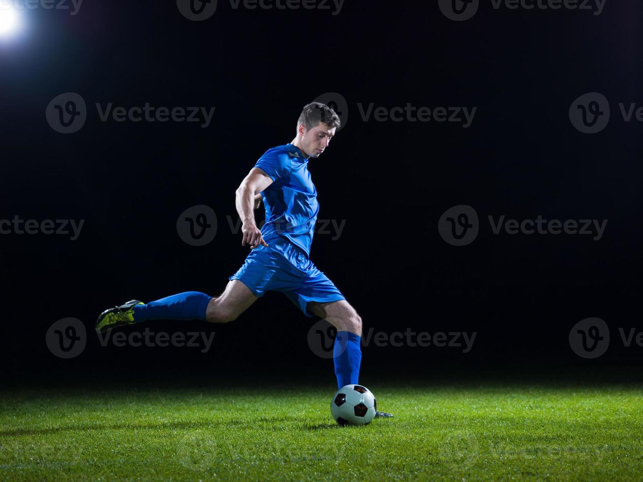 Soccer player view photo