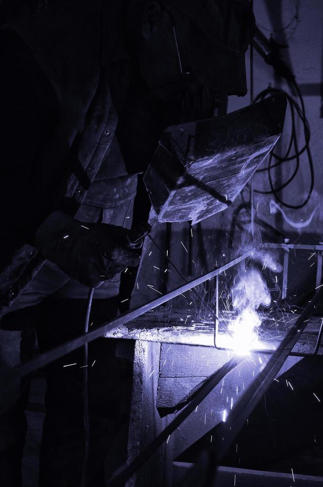 Welder at work photo