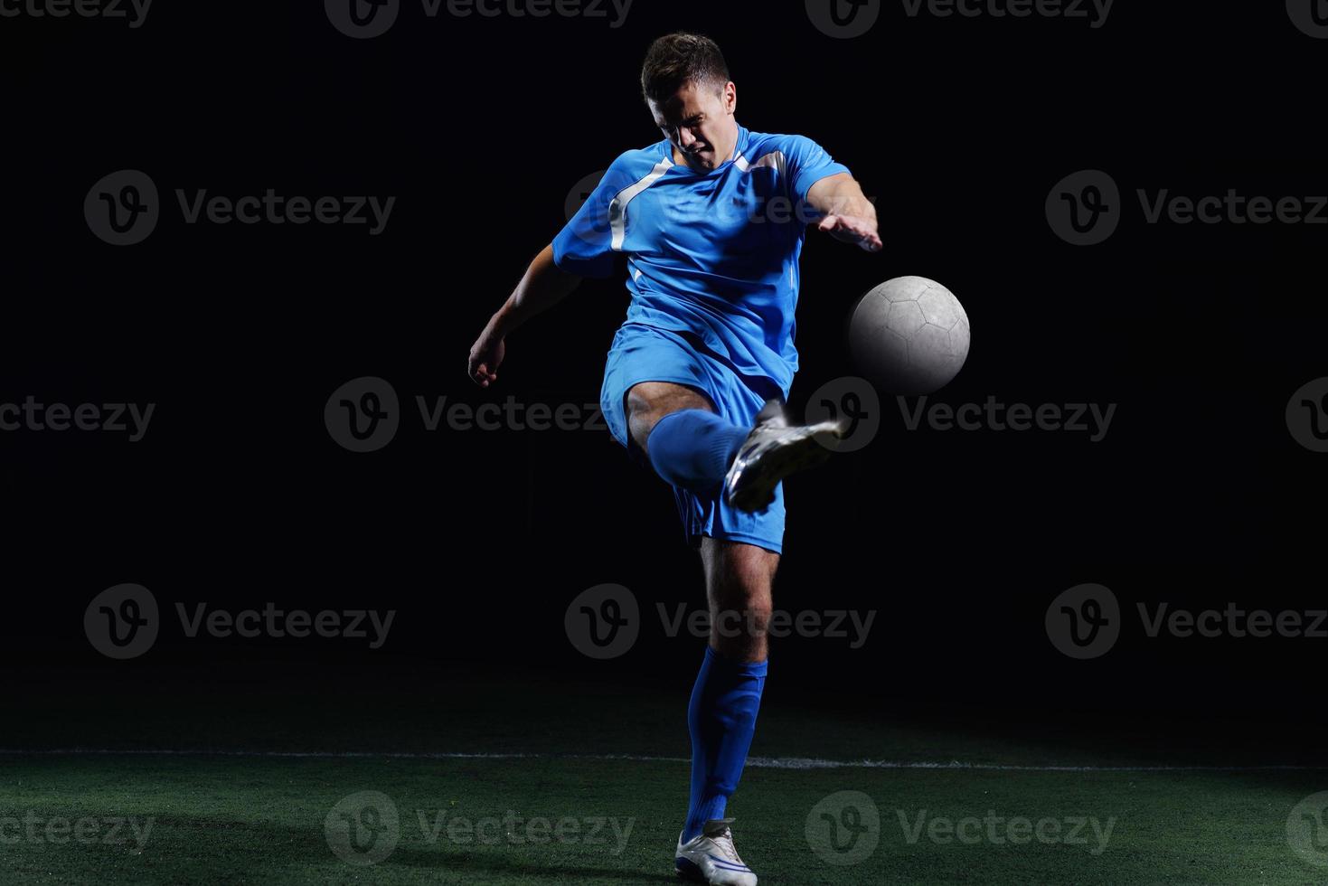 Soccer player view photo