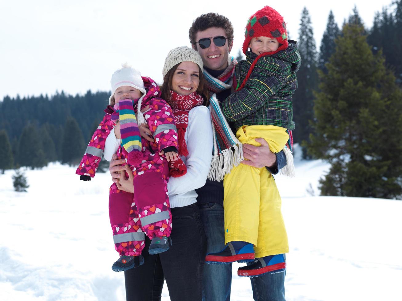 Winter family fun photo
