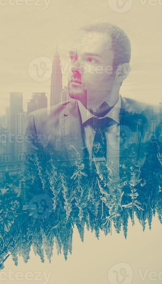 Portrait of young businessman photo