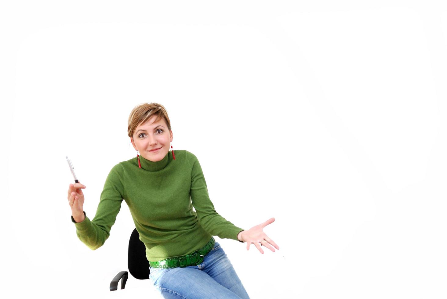 Business woman portrait photo