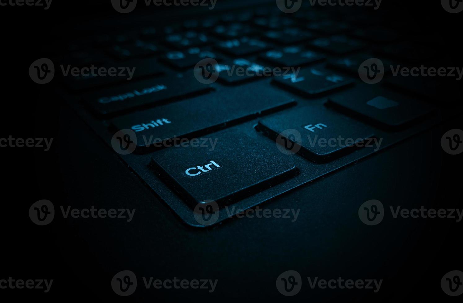 Black keyboard close up photo